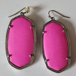Pink Kendra Scott earrings
